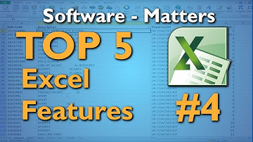 Sparklines in Excel (2010) - Top 5 Excel Features #4