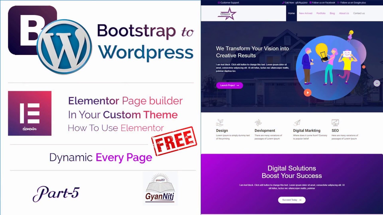Bootstrap to WordPress Theme Development Part - 6-A | How to Setup ...