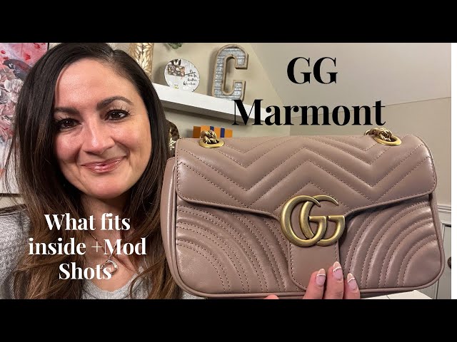 Reviewing My Gucci GG Small Raffia Marmont Bag - PurseBlog