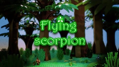 Blender 3d animation - flying scorpion #blender #b3d #animation