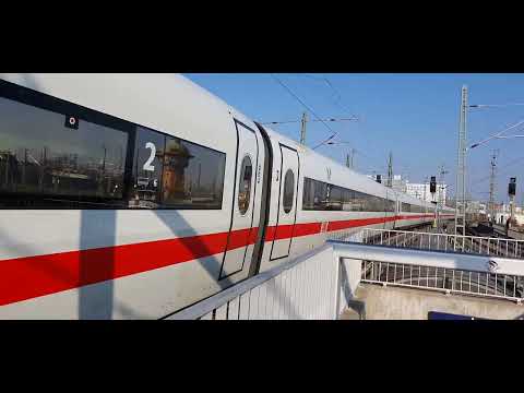 Einfahrt ICE-1 Rendsburg in Halle (Saale) Hbf auf Gleis 6