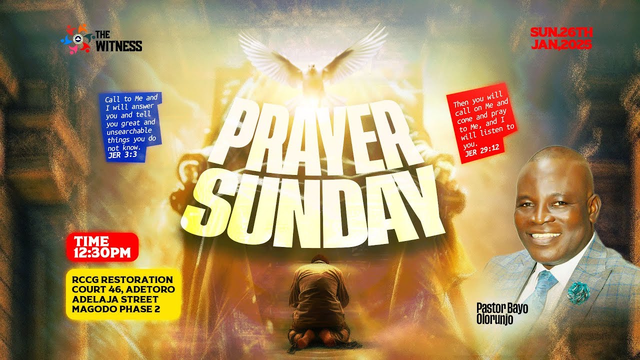 The Witness Service | January Prayer Sunday | 26/01/2025 - YouTube