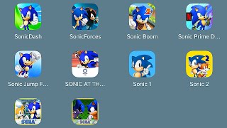 Sonic Dash/Sonic Forces/Sonic Dash 2 Sonic Boom/Sonic Prime Dash/Jump Fever/Sonic The Hedgehog CD