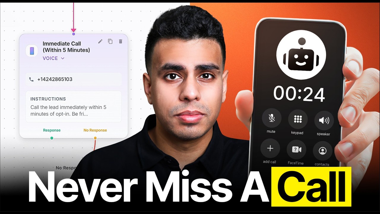 | Built an Al Voice Agent That Never Misses a Call (No Code)