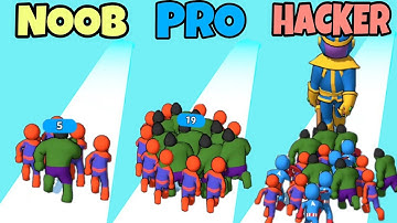 NOOB vs PRO vs HACKER in Heroes Assemble