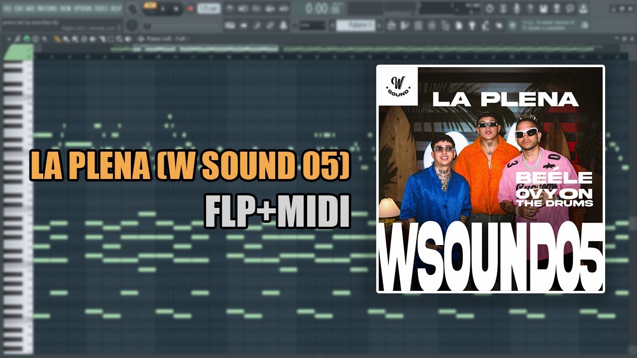 La Plena (W Sound 05) (MIDI + FLP) (FL Studio Piano Tutorial / Cover ...