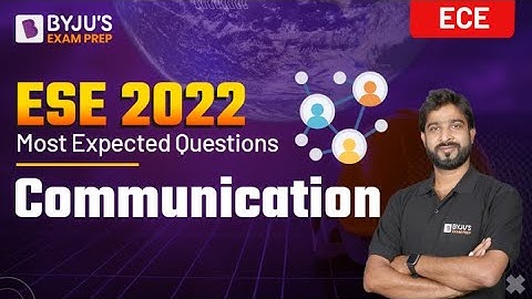 ESE 2022 | ECE | Communication | Most Expected Questions | Chandan Jha
