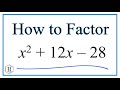 Factoring Quadratic Equations Concepts