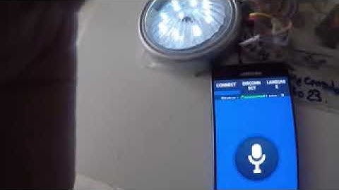 Lampe connectée  commande vocale par arduino OHL montage