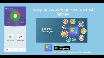 Expense Manager - App Introduction - English