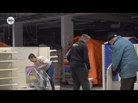 Veel steun na ravage bij warenhuis Joustra in Aldtsjerk: "Alles wie wiet en dweil"