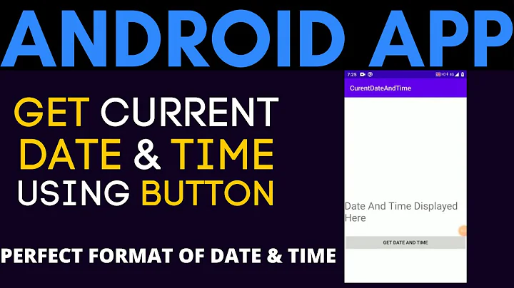 How to get current date and time in android studio | Tech Projects