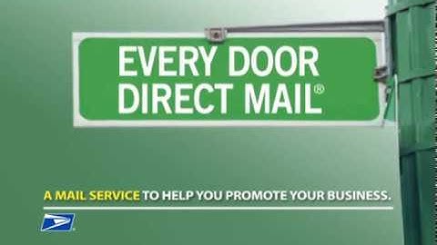 USPS Video on Marketing with EDDM