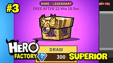 Opening Superior Box worth 300 Diamonds - Hero Factory - Idle Factory Manager Tycoon #3