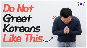 잘못 된 인사법과 올바른 한국식 인사법의 차이는? [한국 문화] / 훈타민