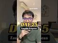 My self-discipline journey, Day 25: make tangible progress for my long-term goals every day.