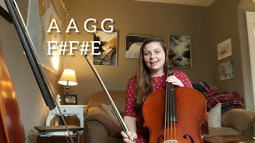 A Mozart Melody (Twinkle Twinkle)- cello