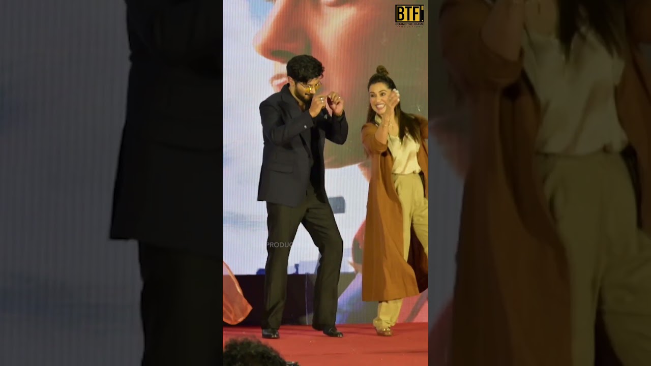 Dulquer Salmaan and Bhavyashri Borse Dance on the Kaantha Movie Event | BTF Productions