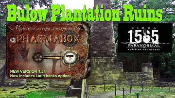 Bulow Plantation Ruins with the Phasmabox Updated video version.