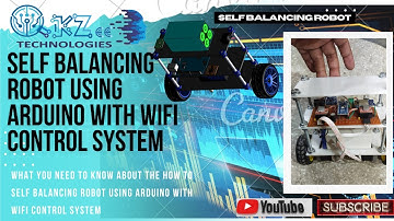 SELF BALANCING ROBOT using Arduino Stepper Motor WIFI Control System |Urdu|DIY(science Projects)