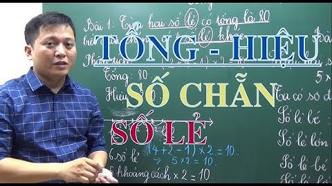 [Toán nâng cao lớp 4] TÌM HAI SỐ KHI BIẾT TỔNG VÀ HIỆU ( CHẴN - LẺ ) - Thầy Khải- SĐT: 0943734664