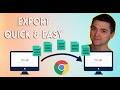 π₯ How to move/export all browser tabs from PC to PC - β
QUICK & EASY!