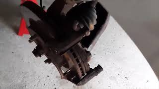 NISSAN SENTRA- Servicing the Front Brakes-Part-1 Removal