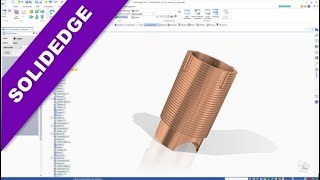 Zylinder - Cylinder (another way) - SolidEdge Training - Part Design Wealth