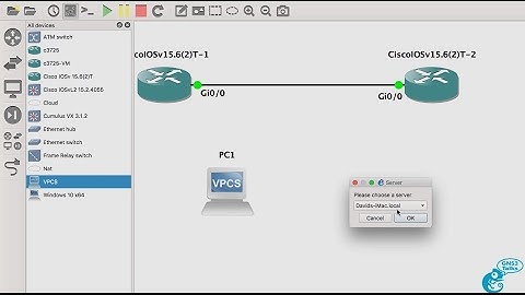 GNS3 2.0 New Feature: Select where VPCS runs