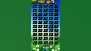 Find 👉 21 🤔 odd number puzzle 🧩 iq test math reasoning questions #quiz #paheliyangk #mathematicspuz.