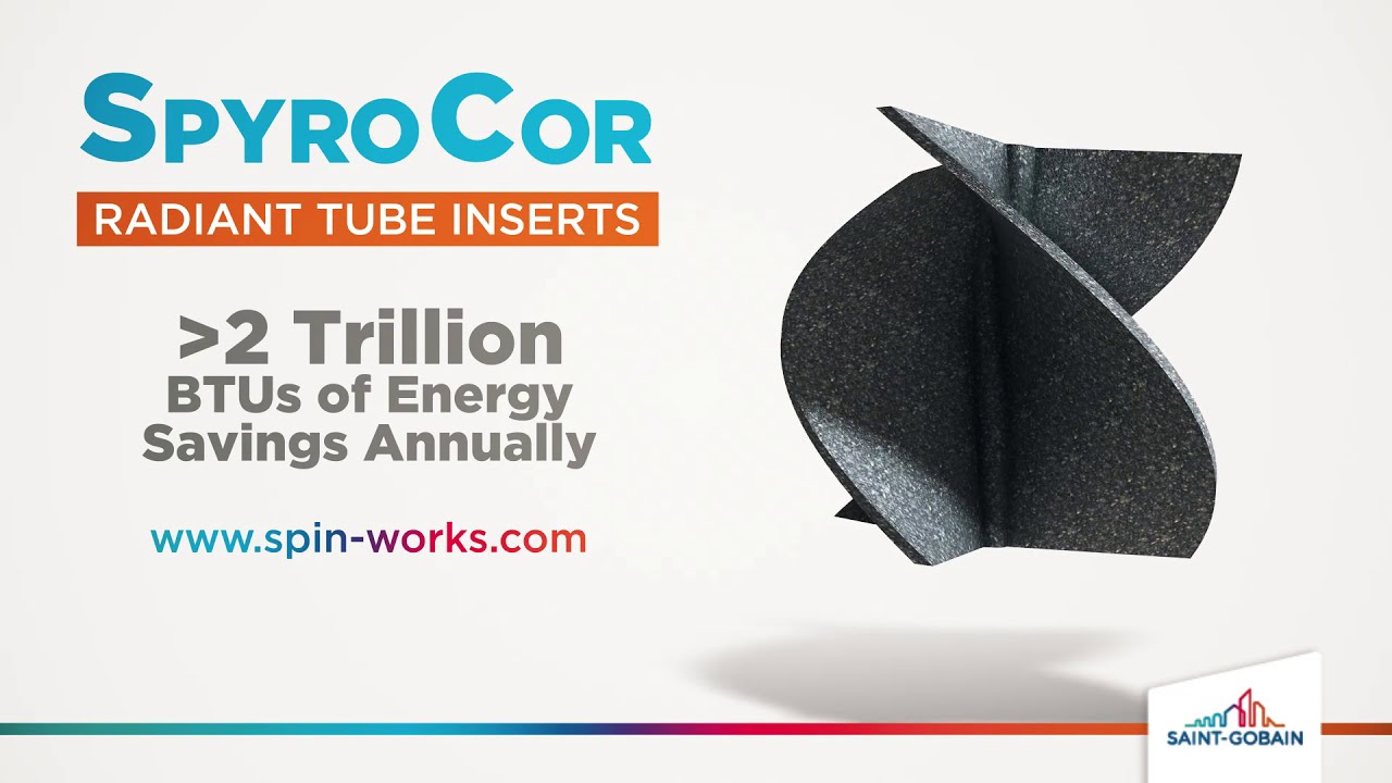 SpyroCor Cost Saving Insert for Steel Annealing with Radiant Tubes