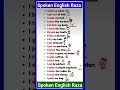 Basic Words for Spoken English |English speaking  #spokenenglish #vocabulary #speakenglish #trending