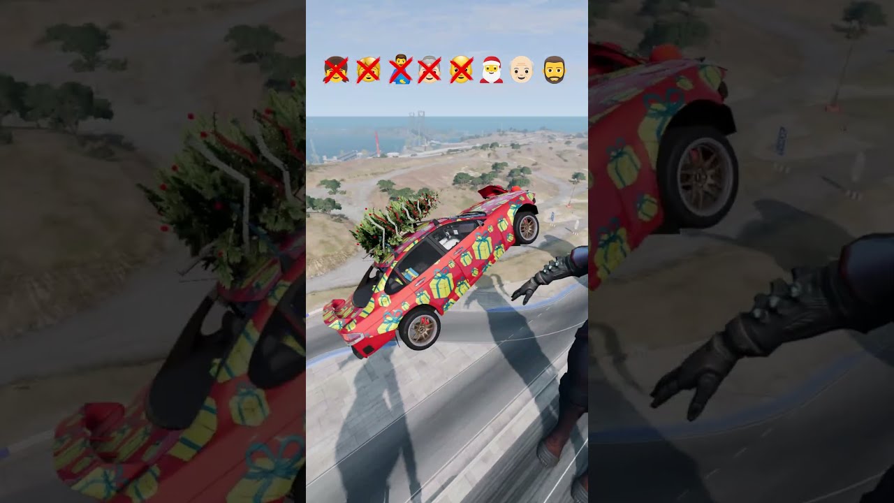 Car VS Woman From My Family In A Jumping Competition 