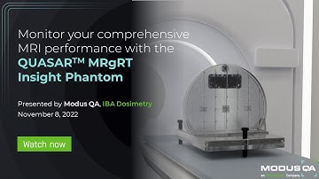 Monitor your comprehensive MRI performance with the QUASAR™ MRgRT Insight Phantom