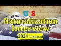 ((Repeat Q &amp; A)) 2024 UPDATED  Naturalization questions for U.S citizenship interview.