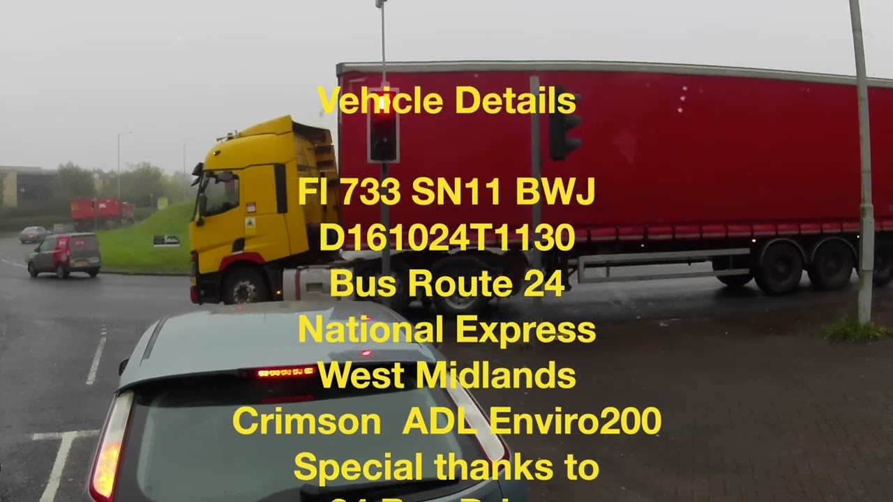 Bus Route 24 Dudley  To merry Hill via Springfield, Blackheath, Rowley Regis Hospital, Dudley Wood &