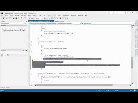 Persist Selected Theme Setting within Microsoft LightSwitch DockShell Shell Extension