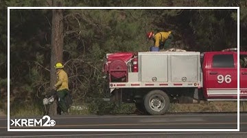 Evacuations downgraded to Level 2 (Get Set) for wildland fire burning south of Mead