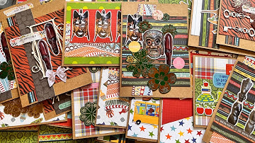 How many Cards Can We Create Using 2 12x12 Paper pad Video 7