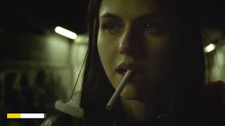 Alexandra Daddario smoking cigarette RE-UP 🚬