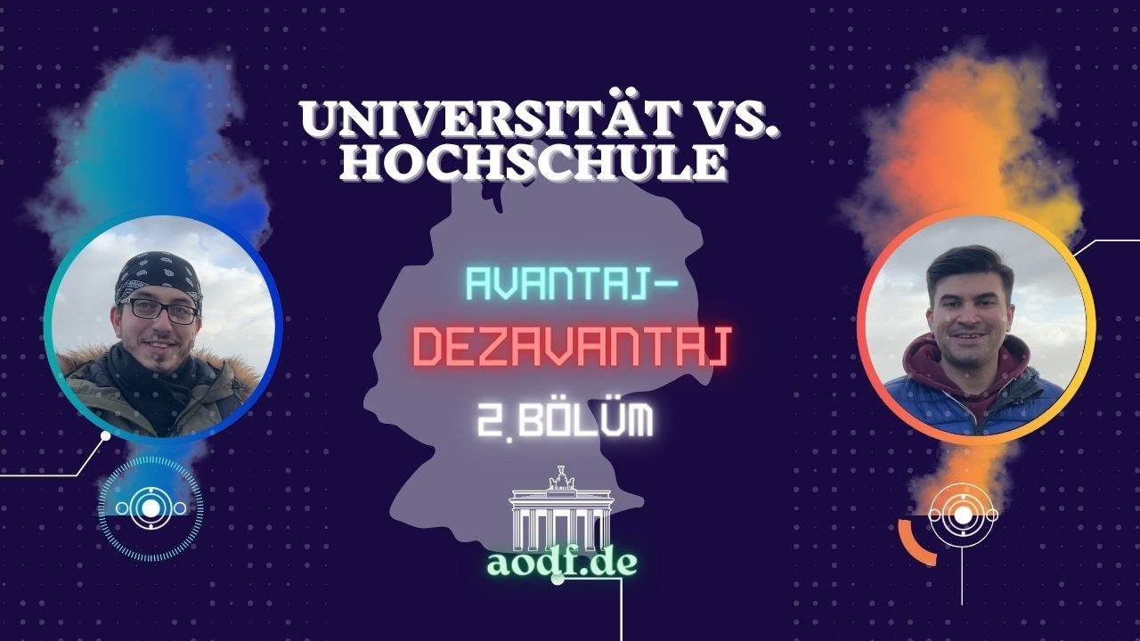 Üniversite ile Hochschule Arasindaki Farklar | Avantaj ve Dezavataj - 2. Bölüm