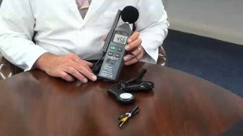 4 In 1 Environment Meter - Sound Checks, Light Levels, Temperature & Humidity Measurement