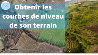 Obtenir les courbes de niveau de son terrain à partir de données en libre accès - Tutoriel screenshot 5