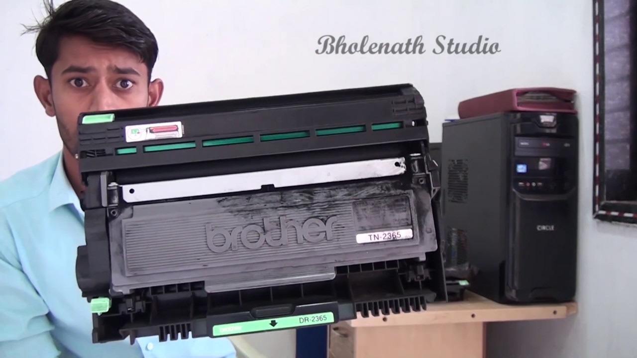 Brother Printer DCP L2520D replace toner Cartridge - YouTube