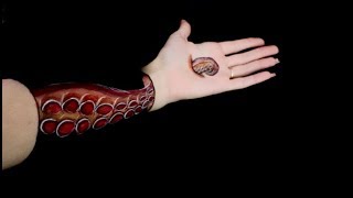 Octopus Arm - Optical Illusion Makeup Tutorial