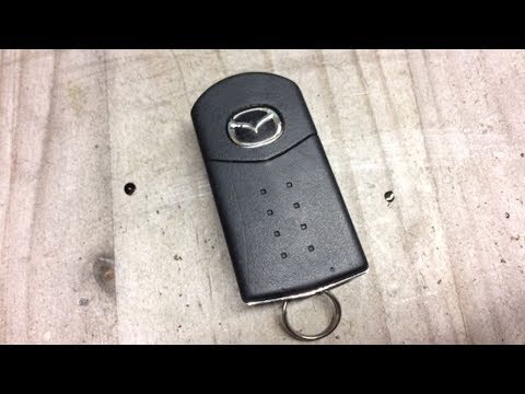 How to change a dead battery on a Mazda key fob