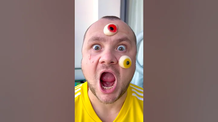 what ah oh with jelly eyeball #funny #comedy #funnyfamily