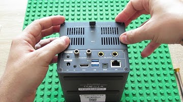 Installation of Hard Disk on Beelink GS-King X Dual HDD NAS Hi-Fi Audio System Smart 4K TV Box