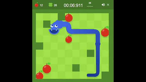 Google Snake - speed-run - small map - wall - 5