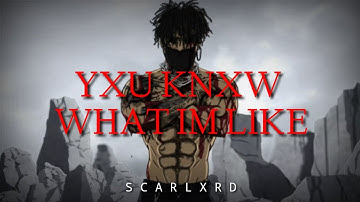 scarlxrd - YXU KNXW WHAT IM LIKE (Visual)